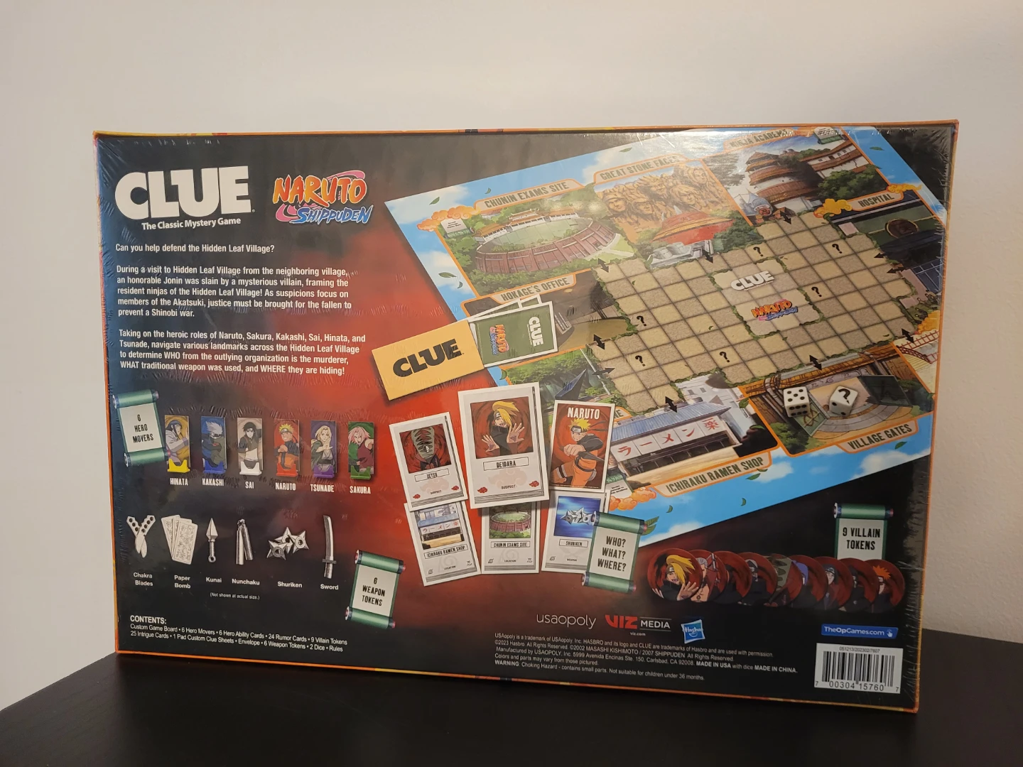 Naruto Shippuden Clue Board Game - photo 3