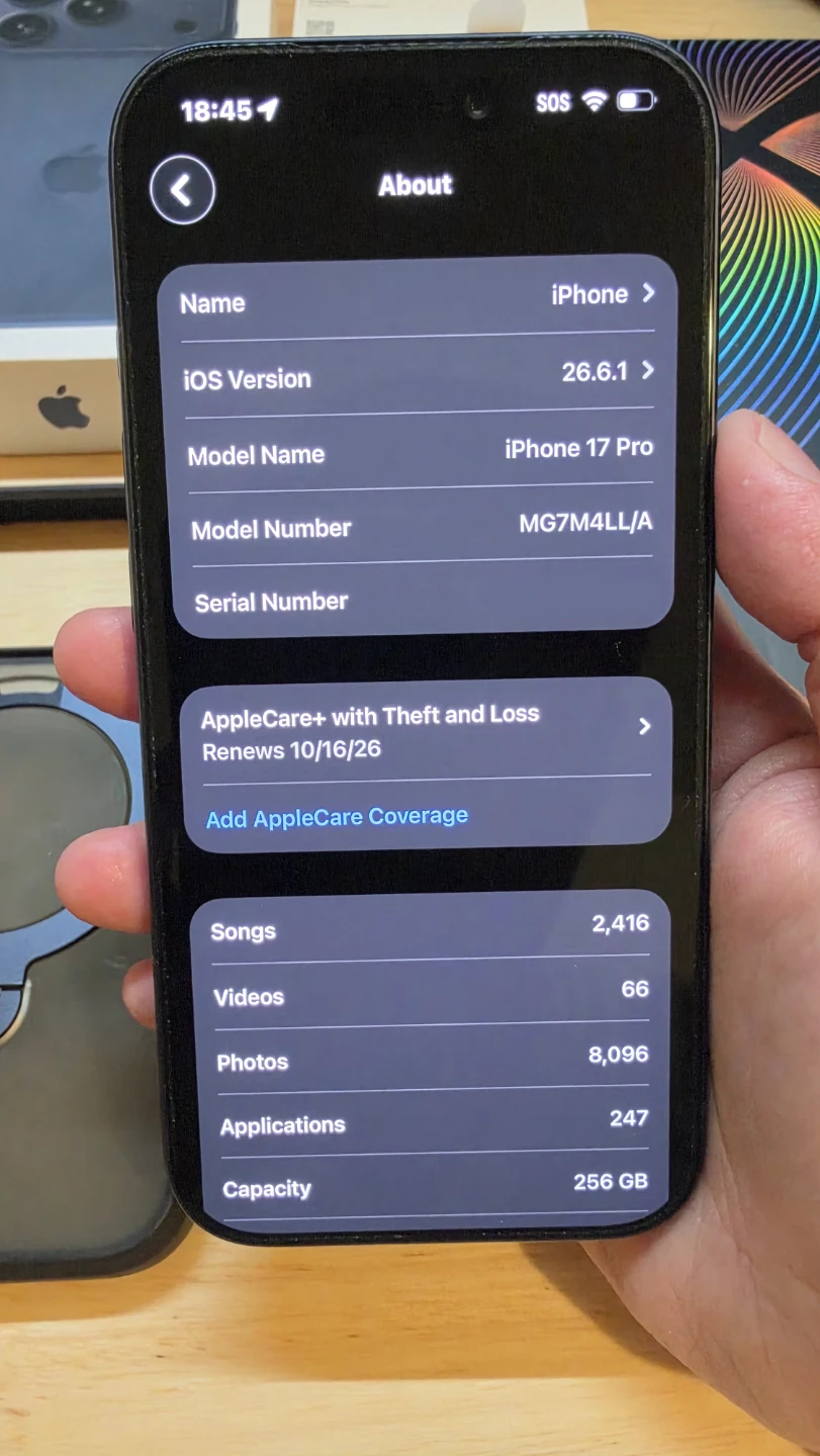 256GB Blue iPhone 17 Pro - Bundled Set - photo 3