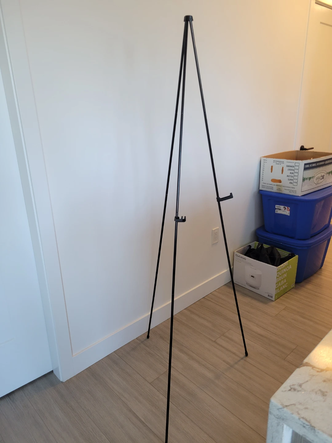 Collapsible Black Metal Tripod Easel x2 - photo 2