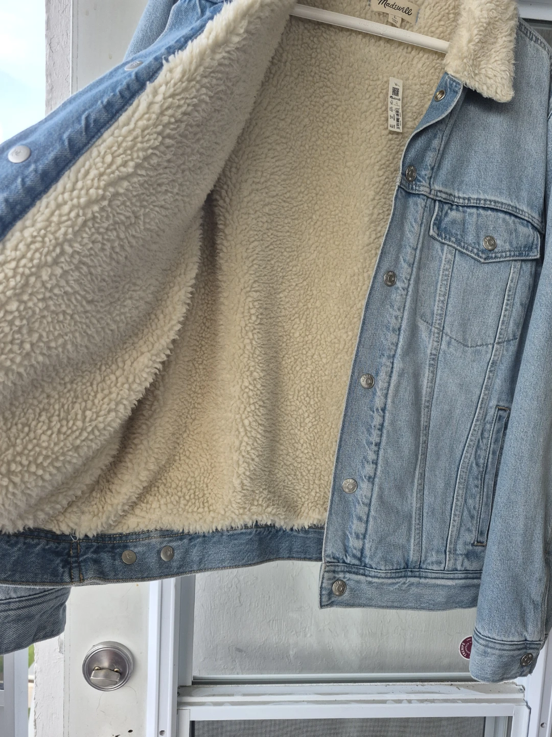 Madewell Sherpa-Lined Denim Jacket - photo 4