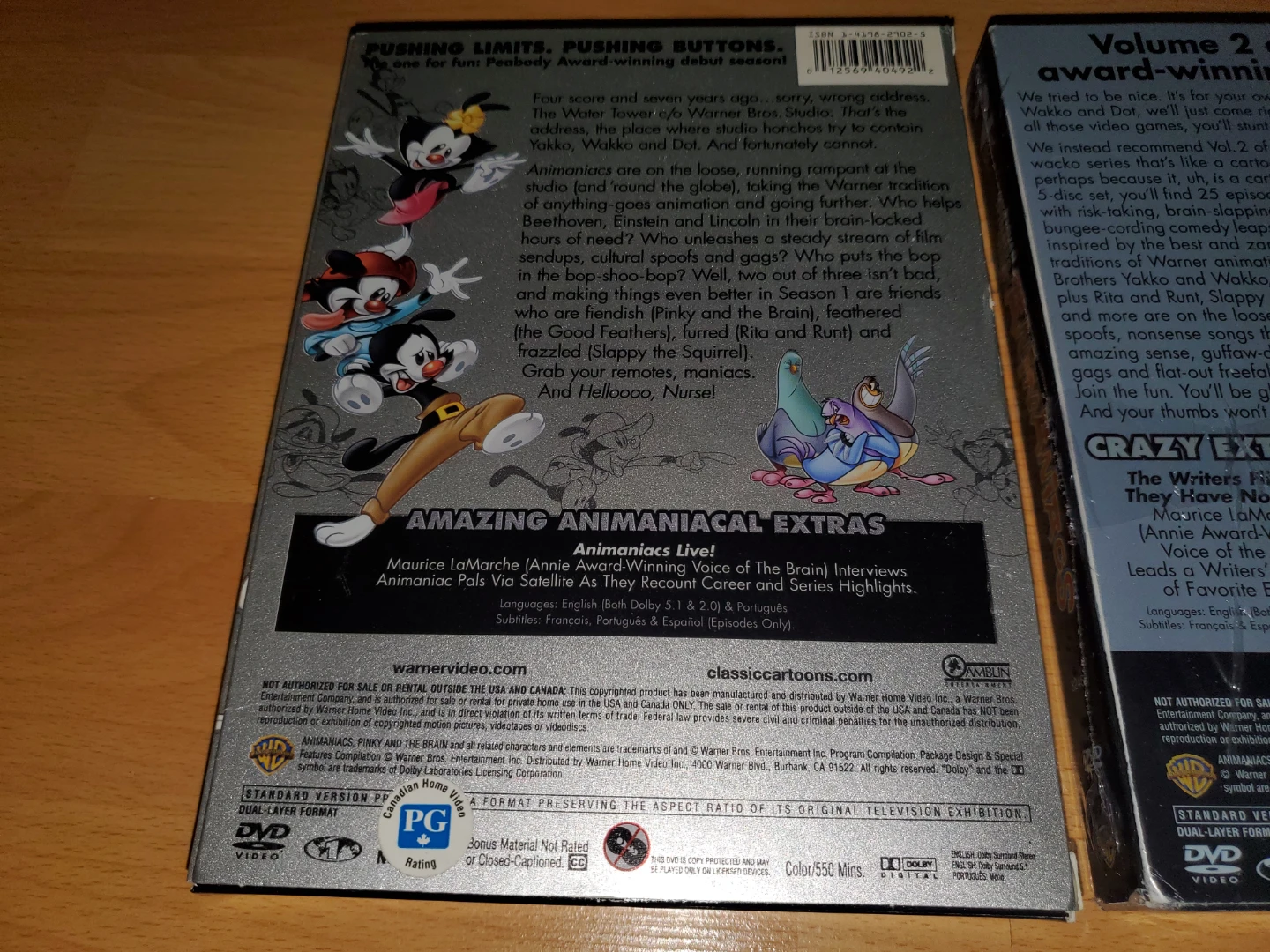Animaniacs Vol 1 and 2 (DVD Set) - Volume 2 sealed - photo 3