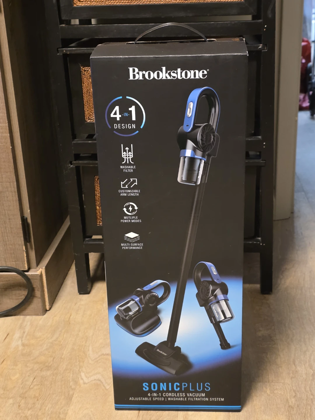 Brookstone SonicPlus 4-in-1 Cordless Vacuum