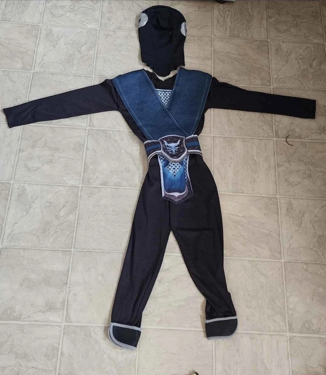Like New Kid Ninja Sub-Zero from Mortal Komba Costume