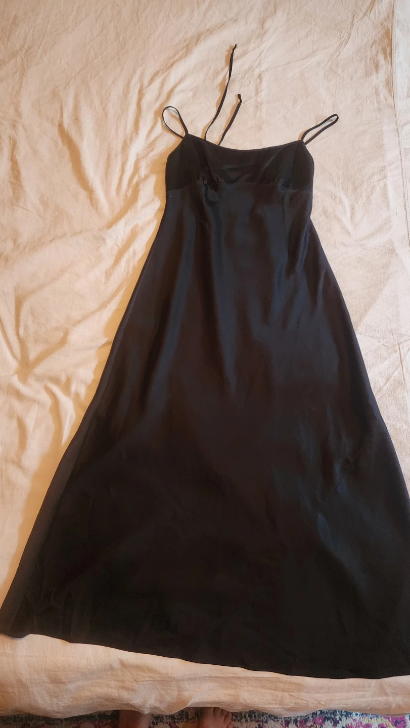 Wilfred Aritzia Black Slip Dress - photo 5