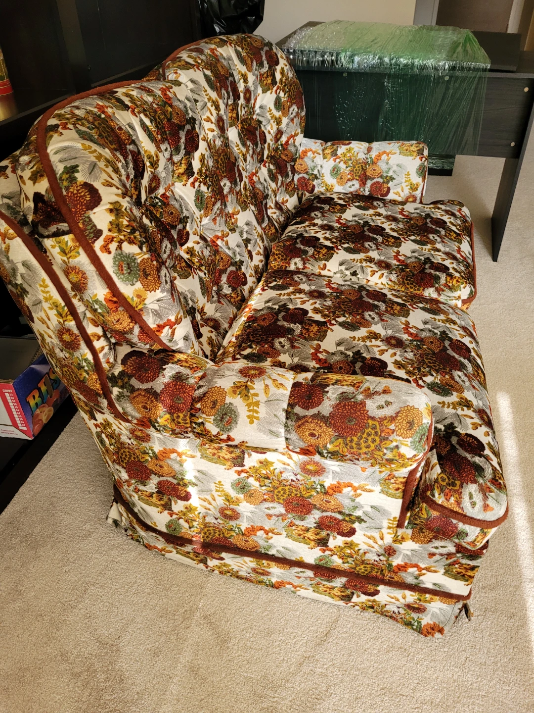 Vintage Floral Love Seat - photo 2