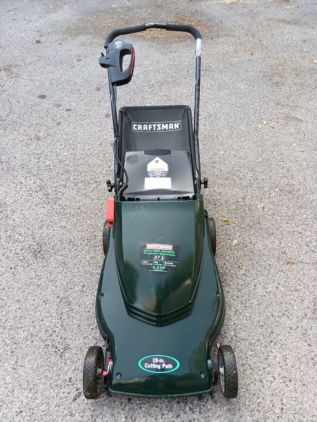 Craftsman Premium 19-inch Electric Lawn Mower - photo 2