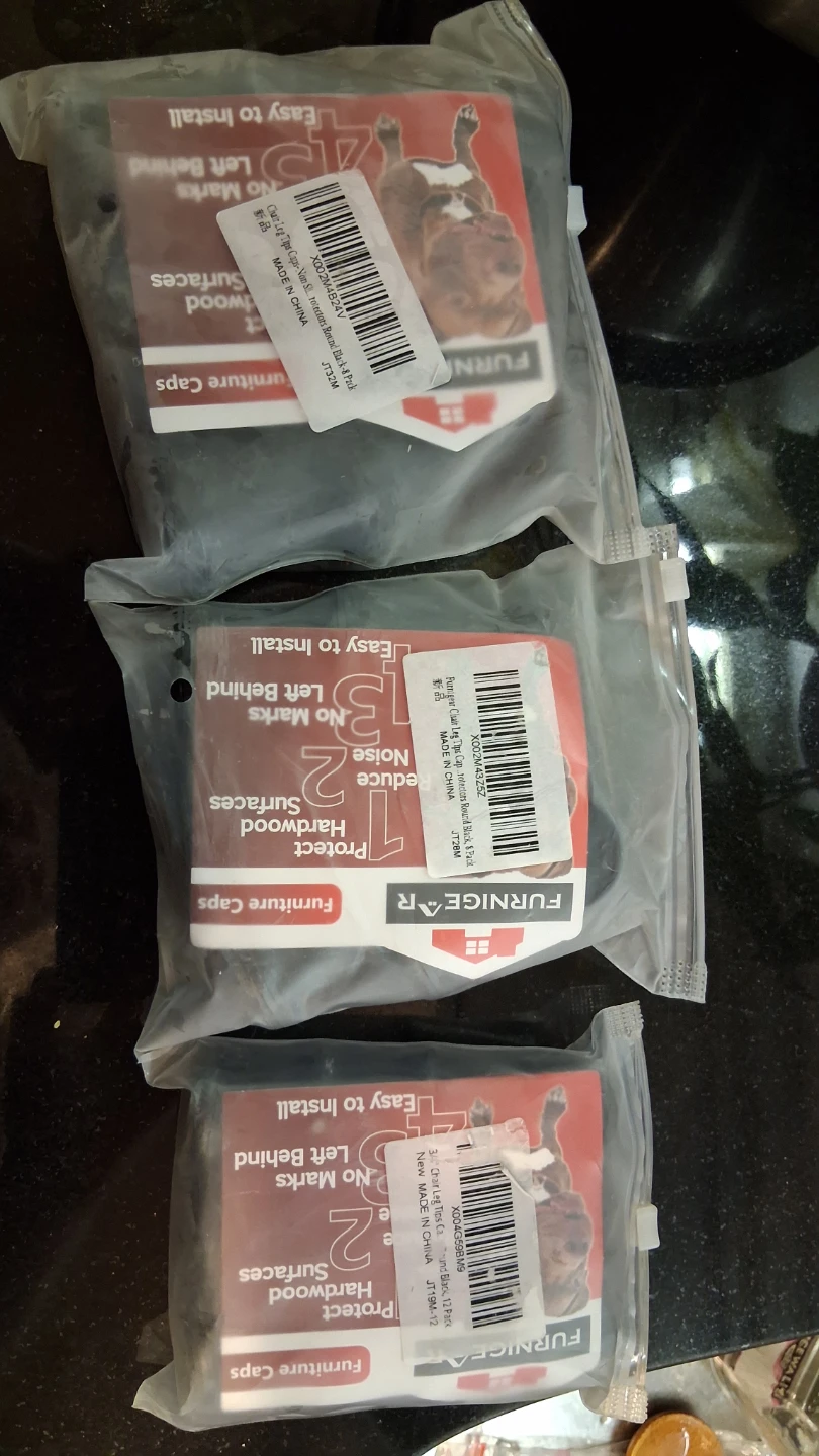 Furnigear Round Chair Leg Tips