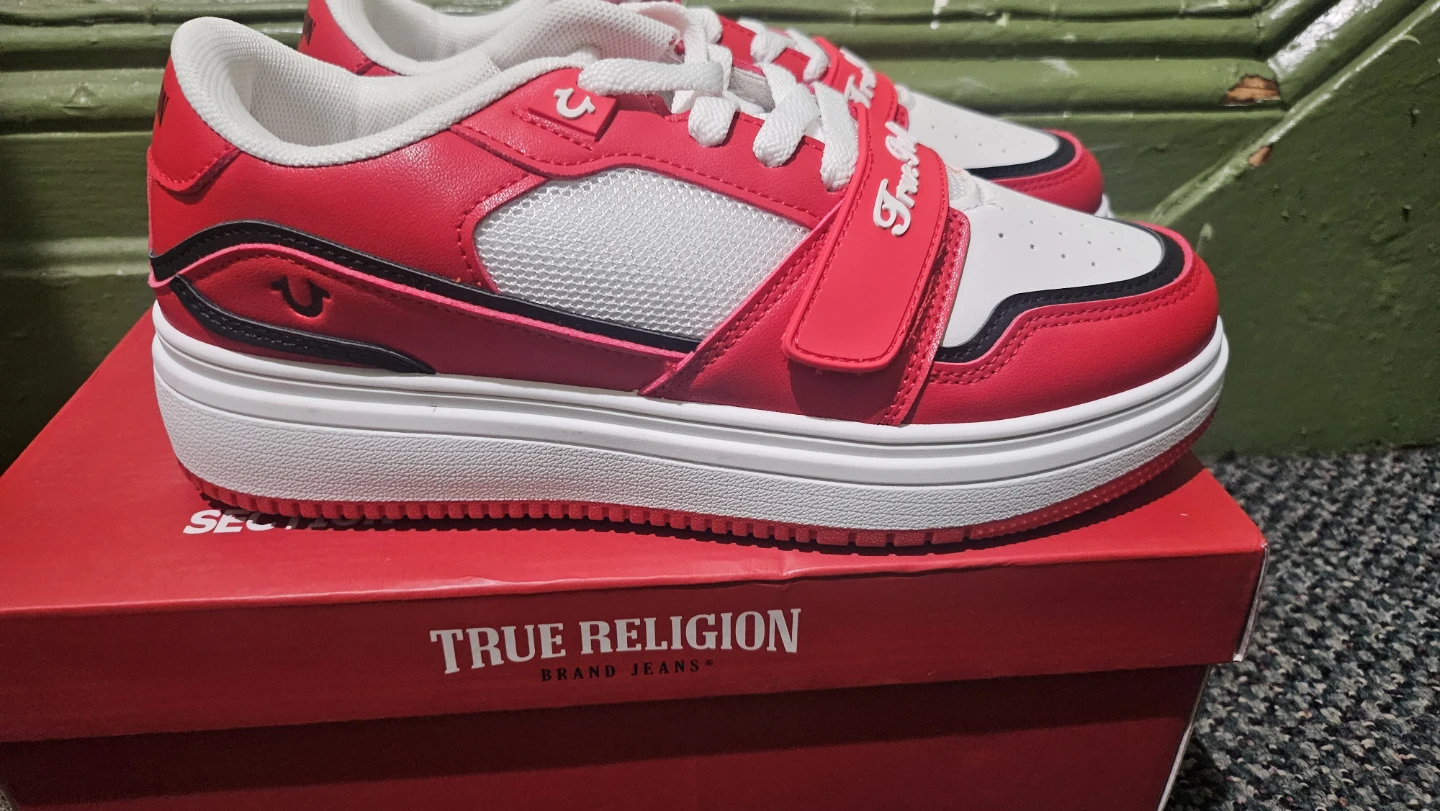 True Religion Red and White Sneakers - photo 5