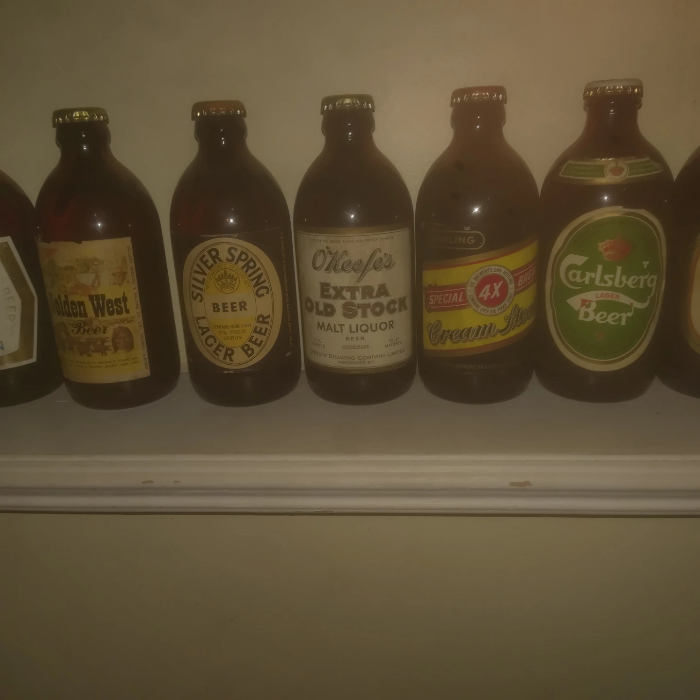 Stubby Beer Bottle Collection