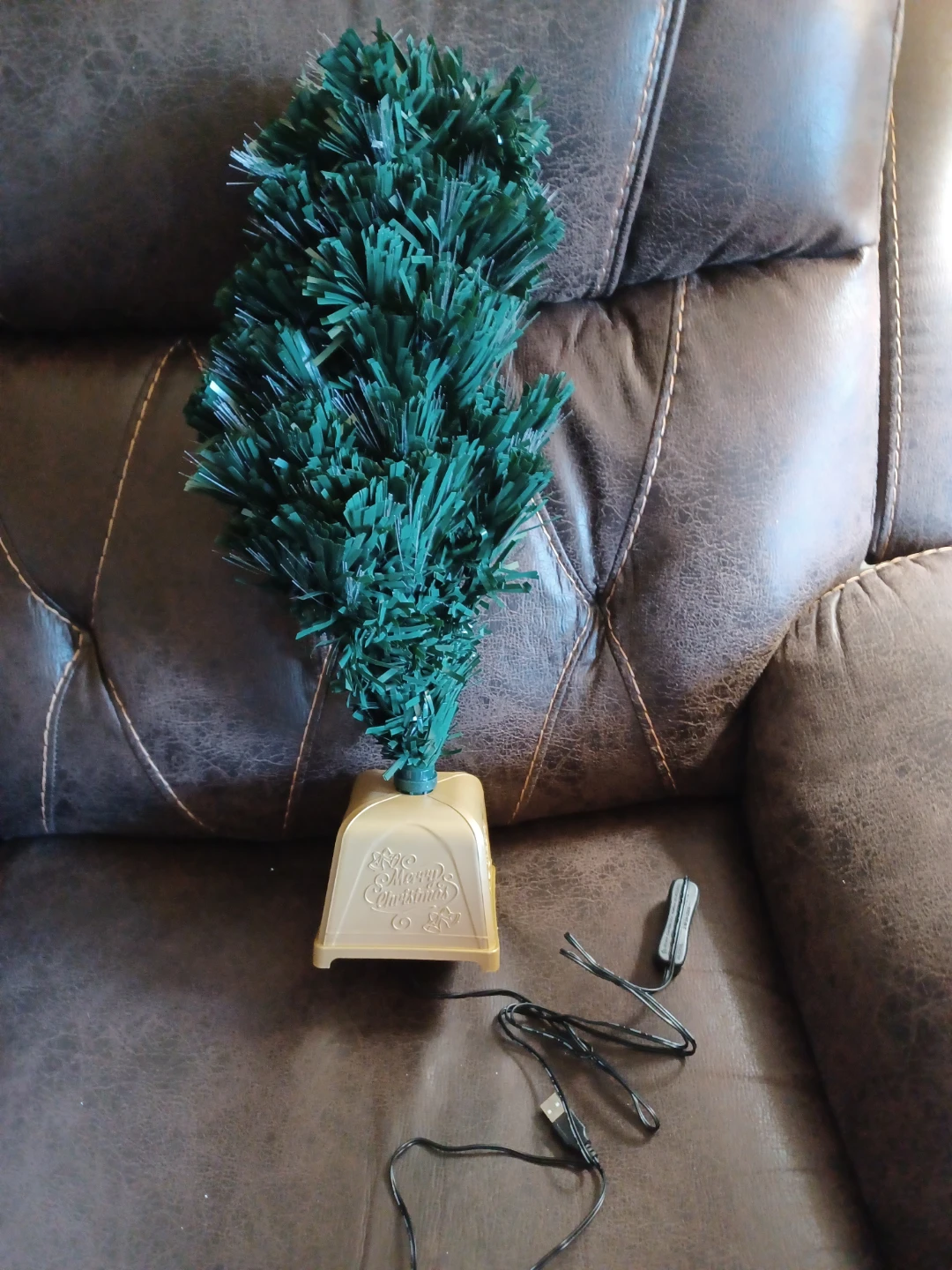 Fiber Optic Tabletop Christmas Tree