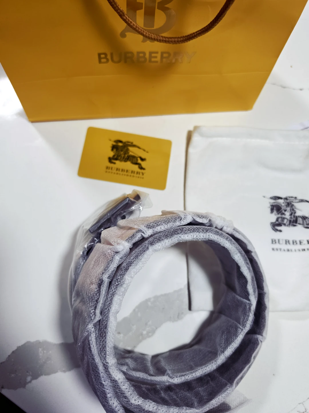 Burberry Reversible Calfskin Belt - photo 2