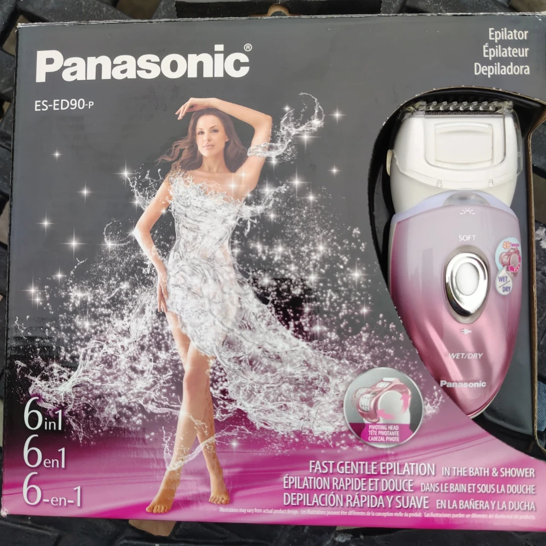 Panasonic 6-in-1 Wet/Dry Epilator ES-ED90-P