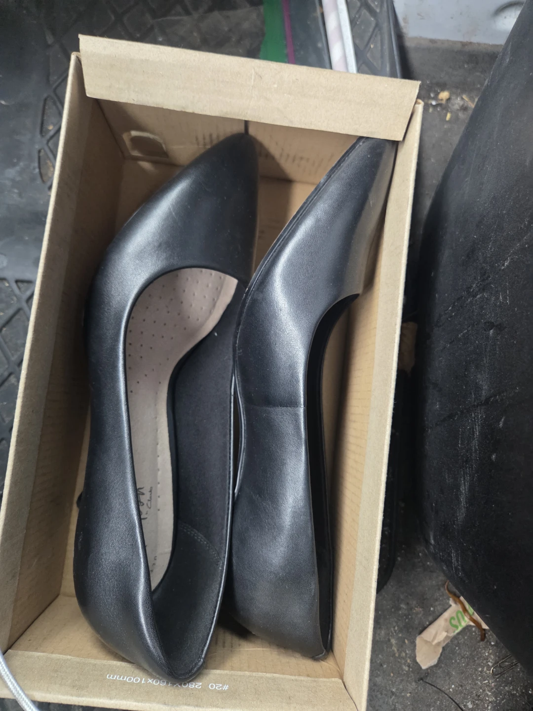 Clarks Linvale Jerica Black Leather Heels - photo 2