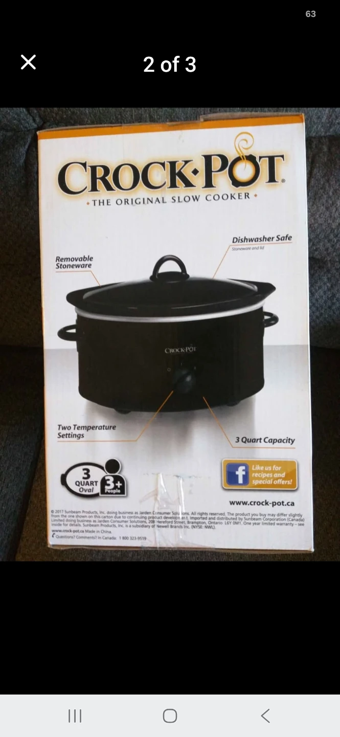 Crock-Pot Classic Slow Cooker 2.8 Litre - photo 3