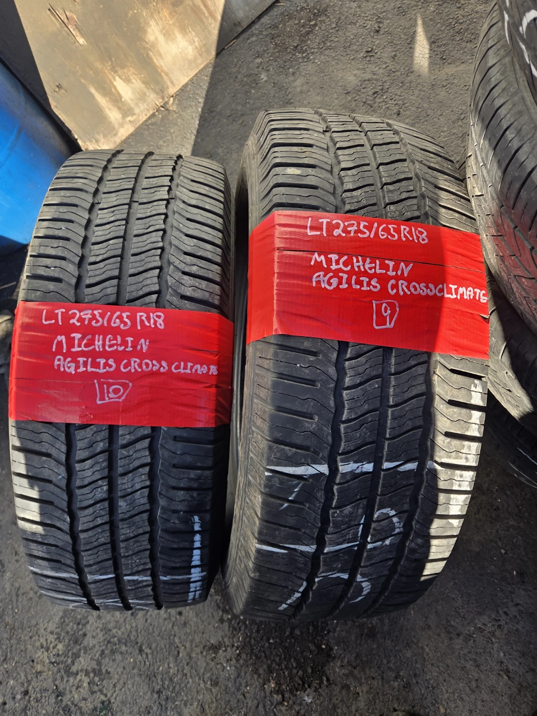 2 Michelin Agilis CrossClimate Tires LT275/65R18