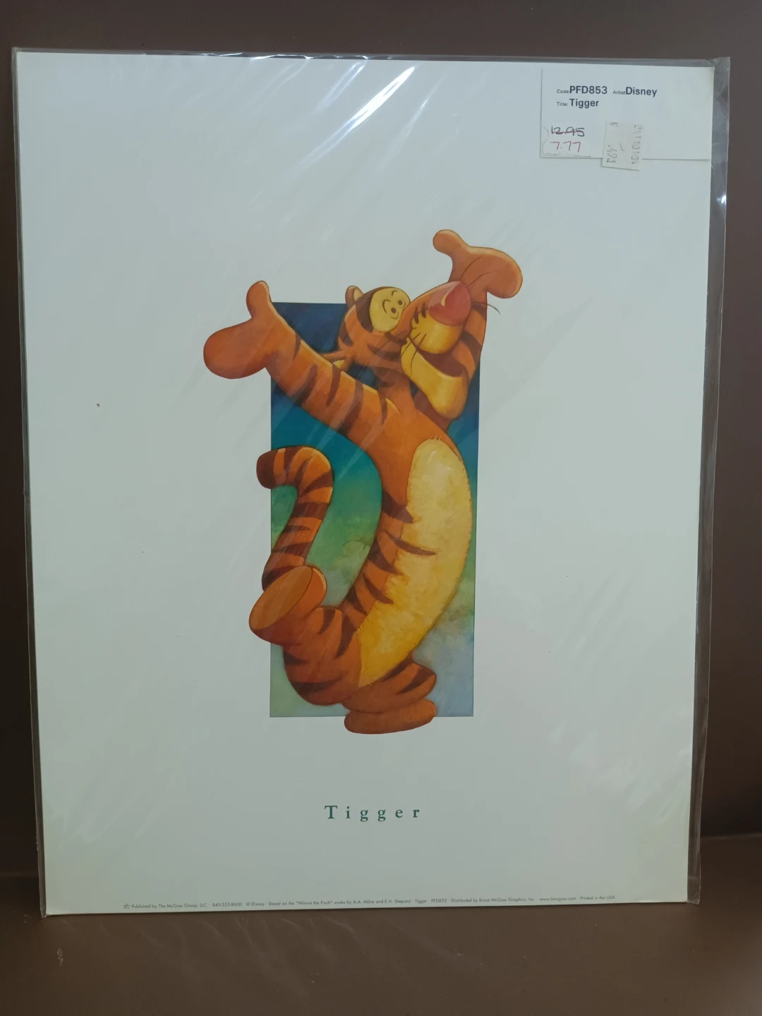 Disney Tigger Art Print PFD853 - photo 2