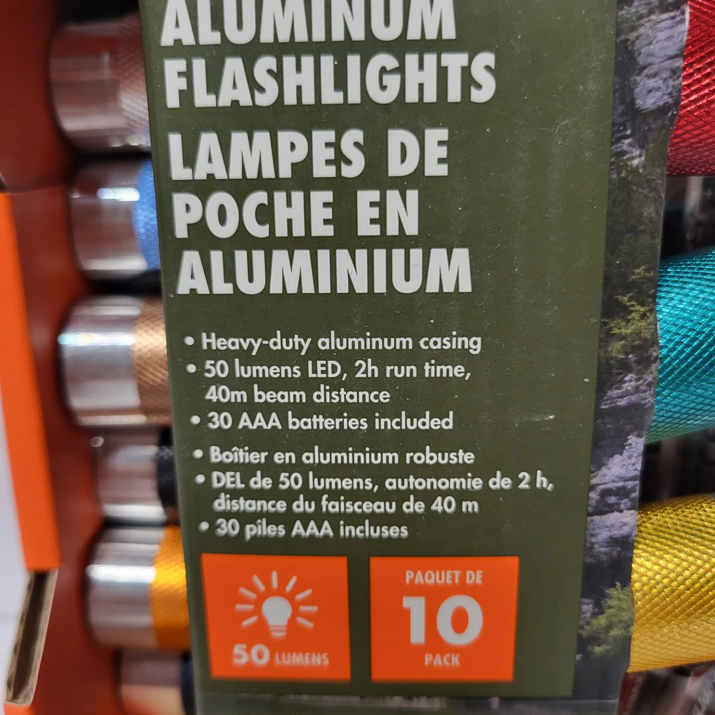 Ozark Trail Aluminum Flashlights, 10 Pack - photo 3