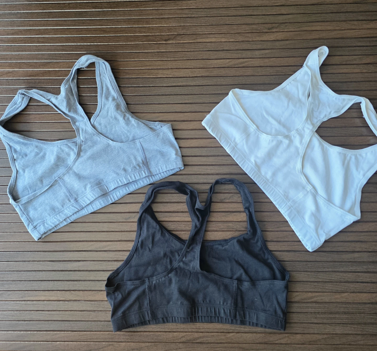 Set of 3 Racerback Sports Bras