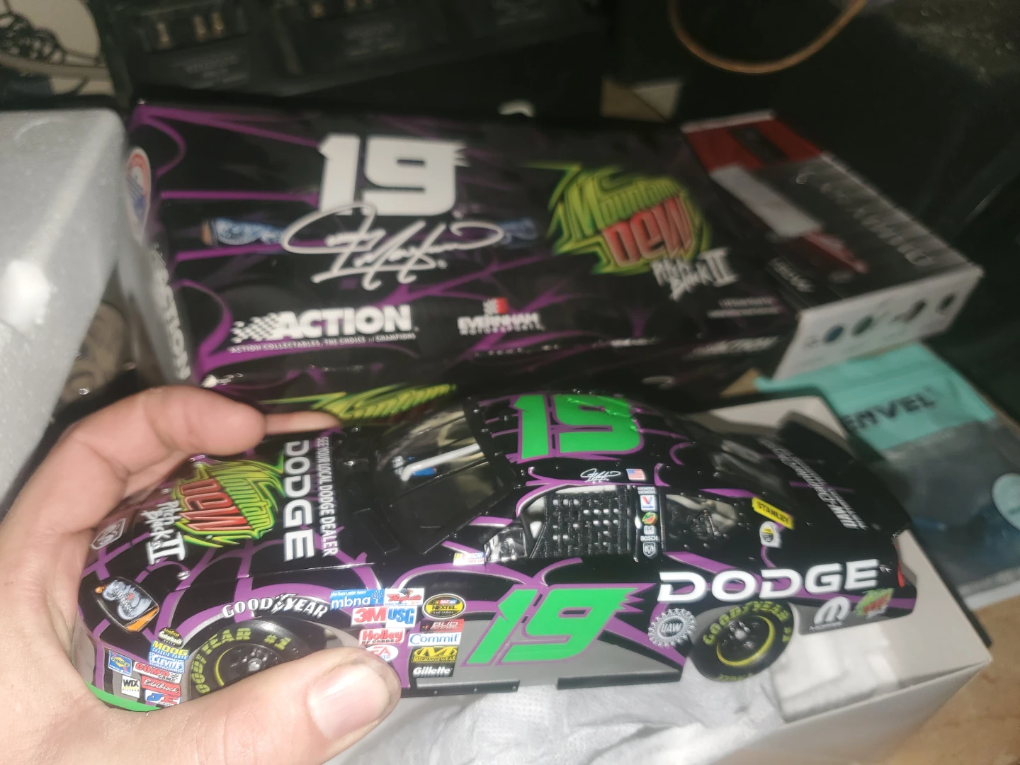Action Racing 19 Mountain Dew Dodge Diecast