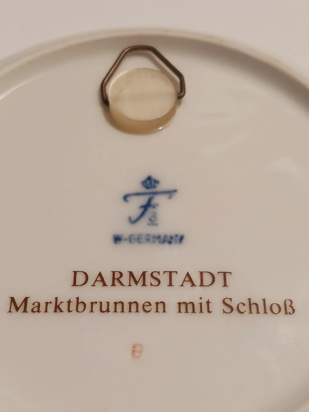 22K Gold Darmstadt 🇩🇪 West Germany  Vintage Decorative Plate - photo 3