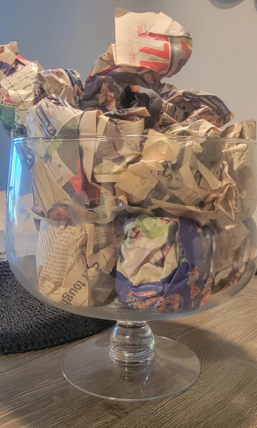 Etched Glass Pedestal Bowl and Matching Cup - photo 4
