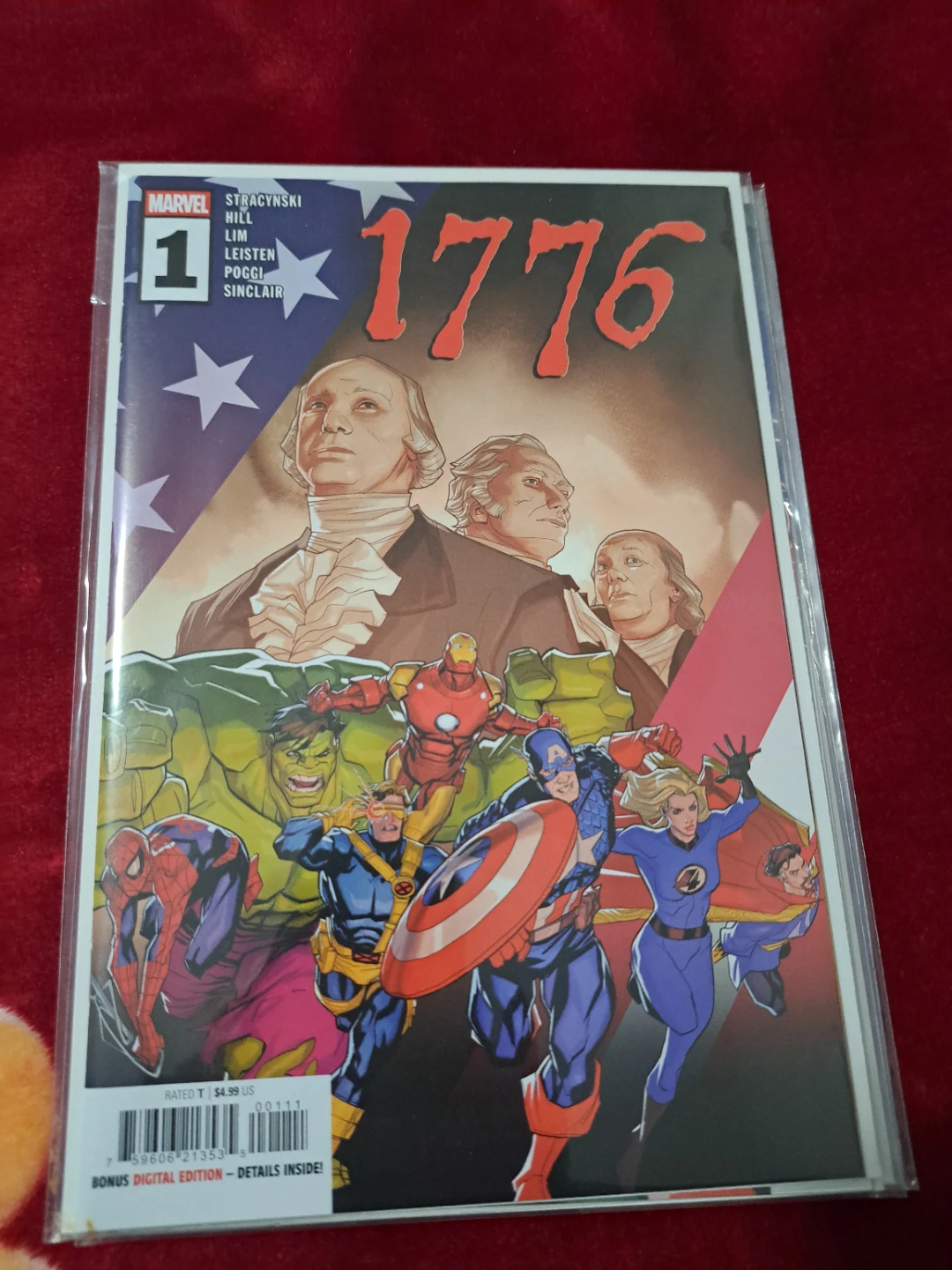 Marvel 1776 Comic Book Set, Issues 1-5