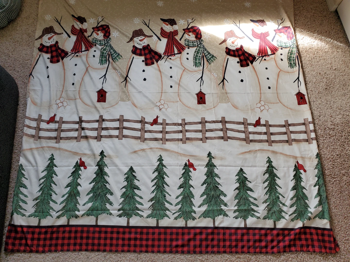Avanti Home Christmas Snowman Shower Curtain - photo 2