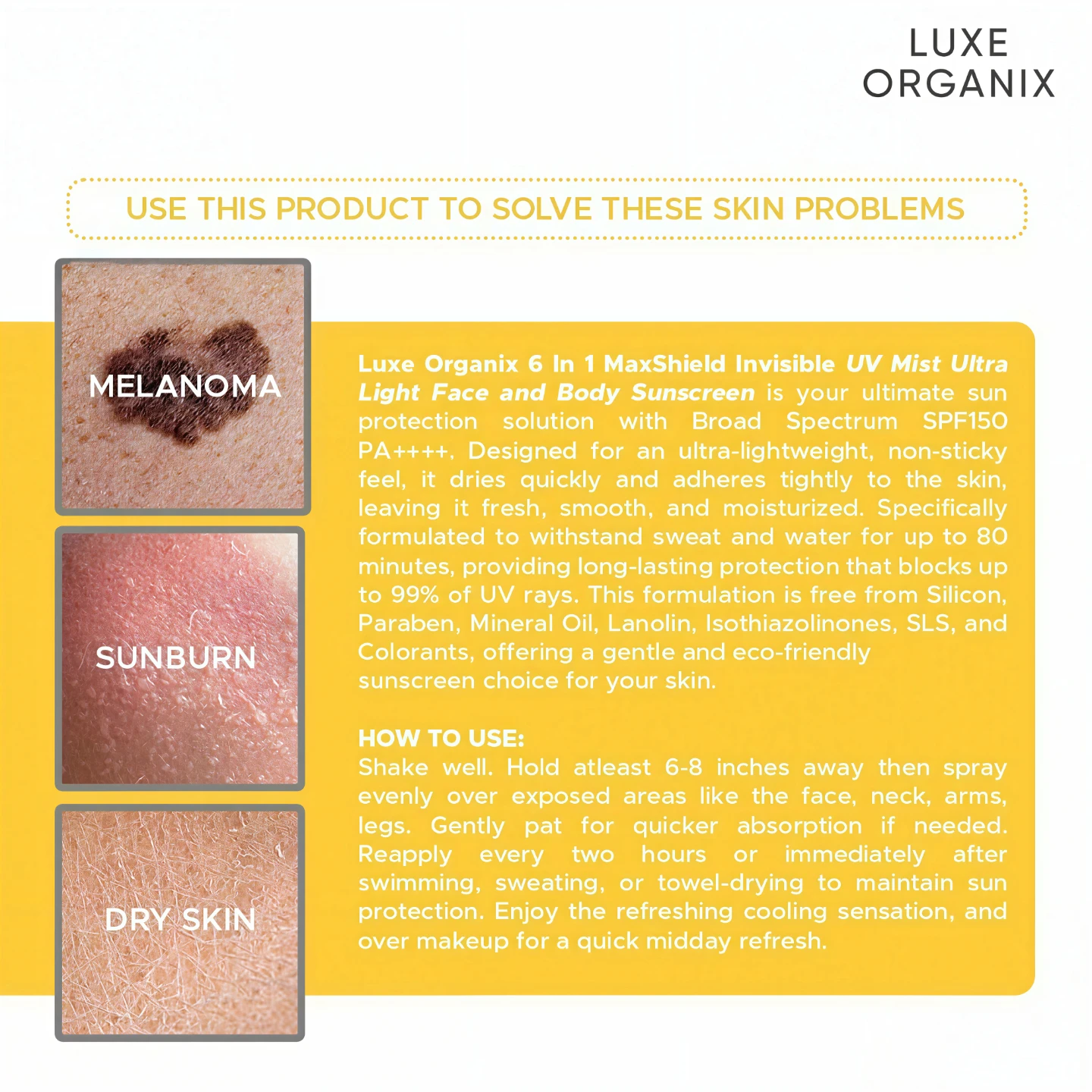 6-in-1 Maxshield Invisible UV Mist Face & Body Sunscreen - photo 4