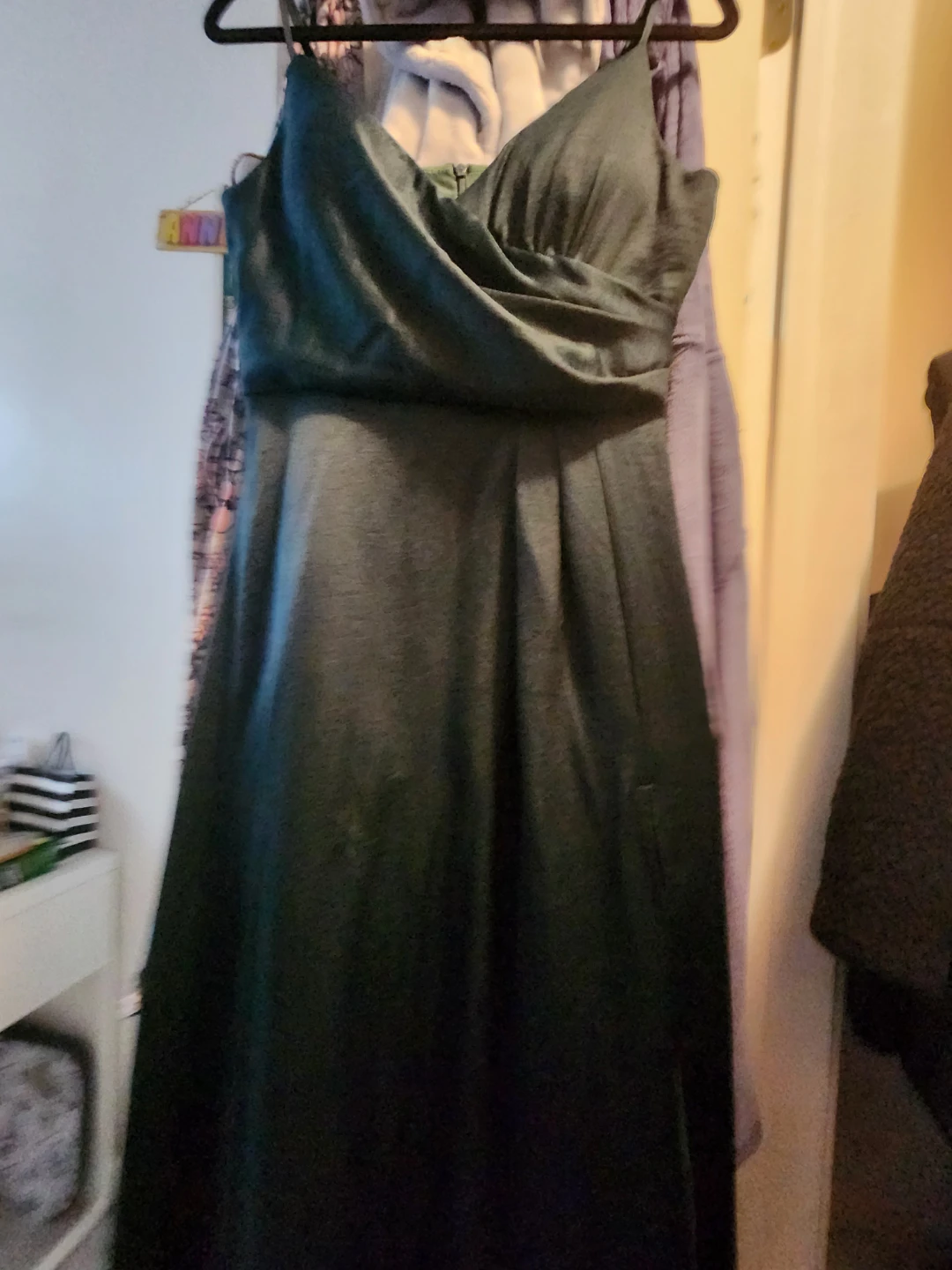 Dark Green Floor-Length Formal Dress - photo 2