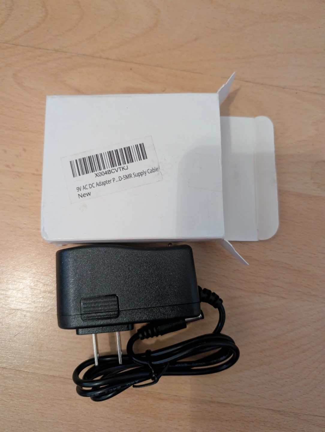 9V AC DC Adapter Supply Cable
