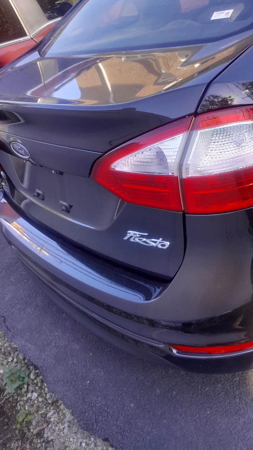 Black Ford Fiesta Sedan