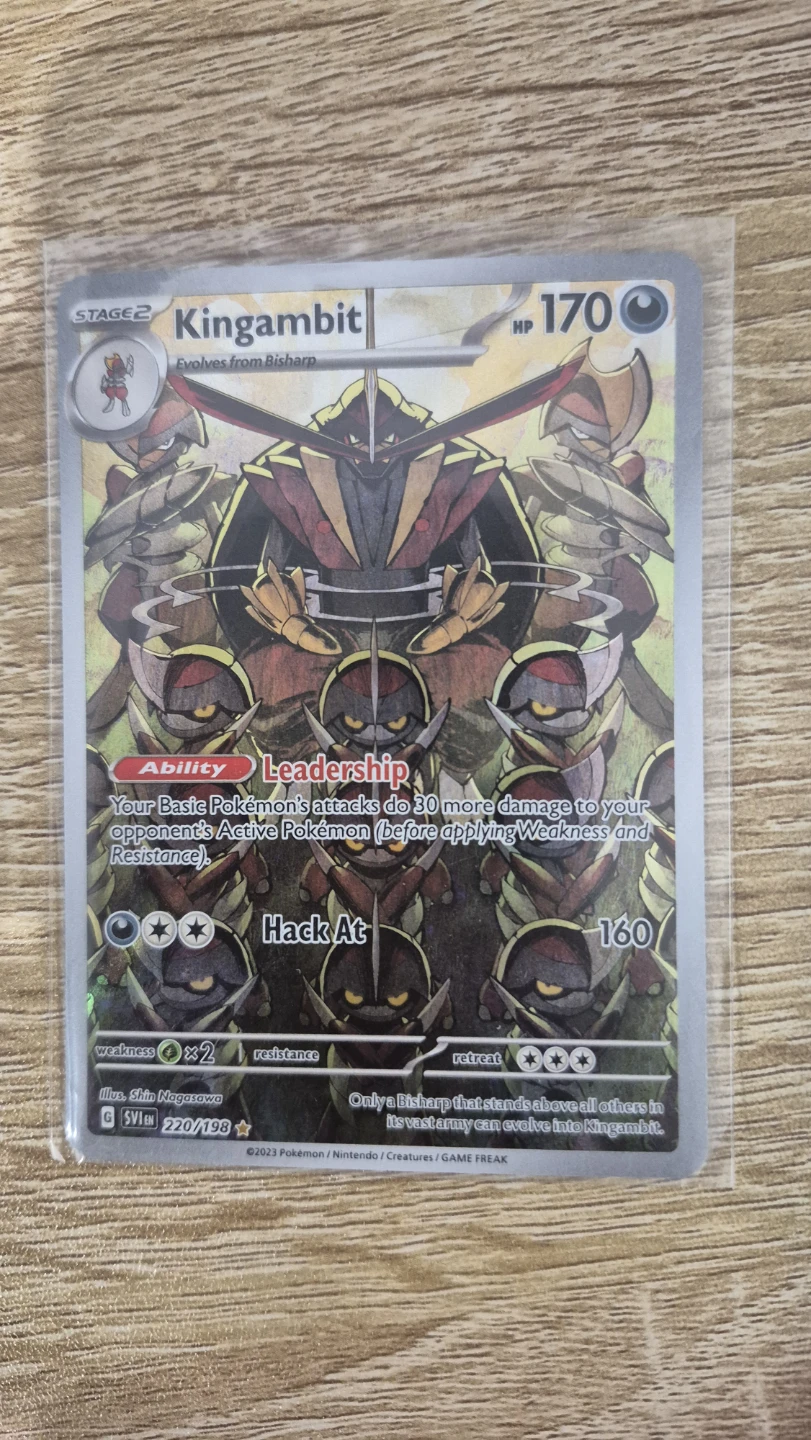 Kingambit Pokemon Trading Card