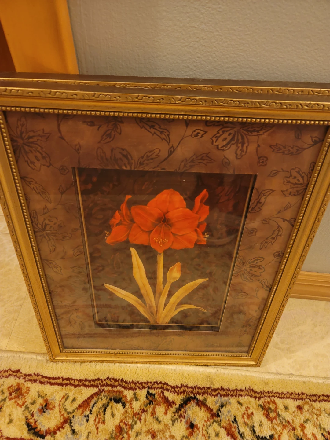 Set of Two Floral Wall Art Prints - photo 2