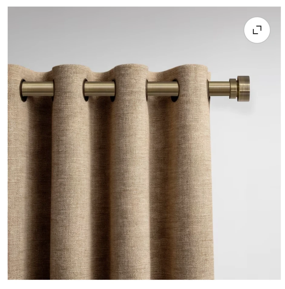 Antique Brass Curtain Rod - photo 4