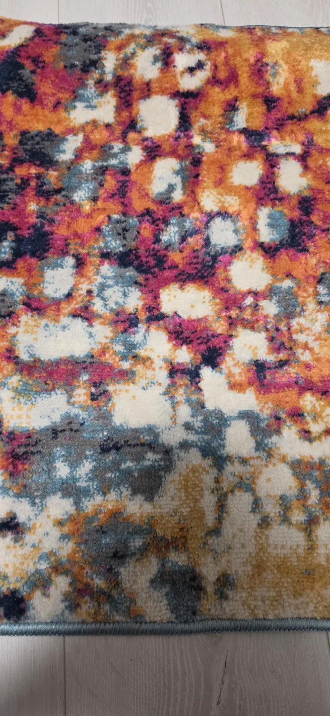 Abstract multicoloured accent rug - photo 3