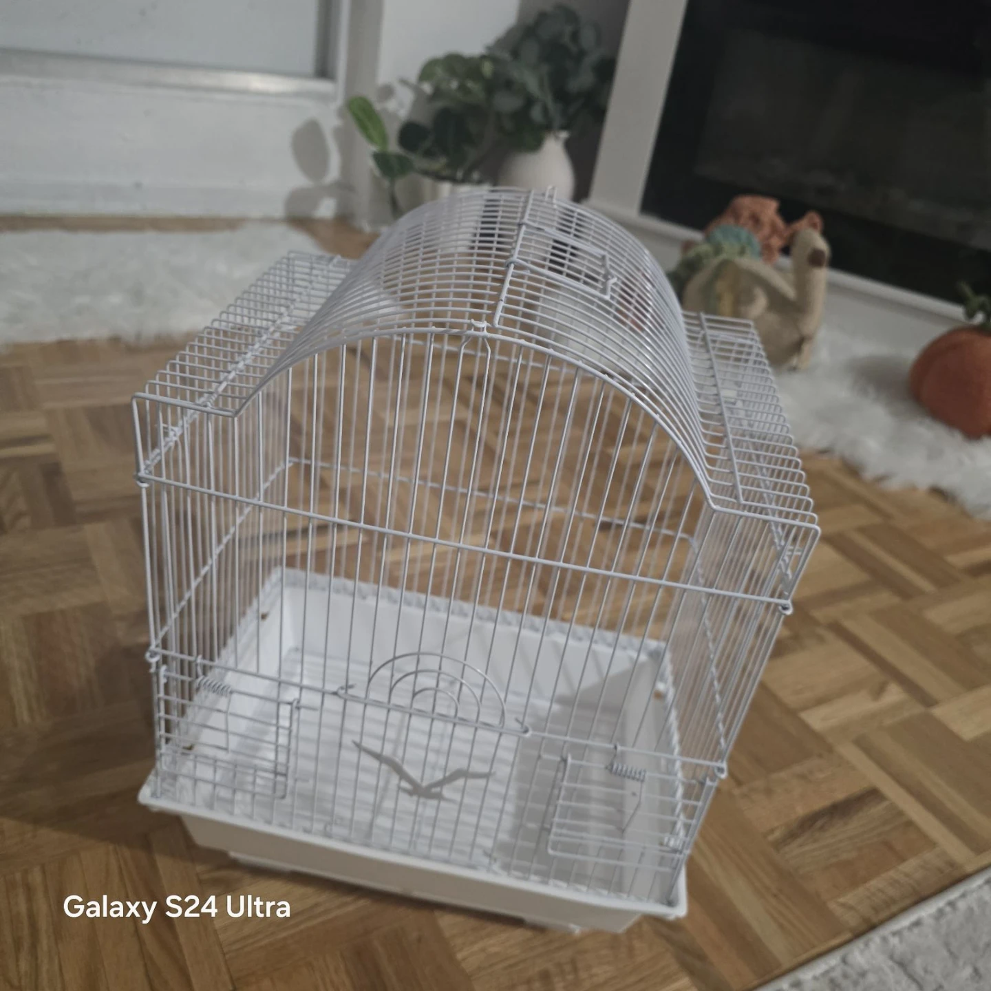 White arched bird cage - photo 2