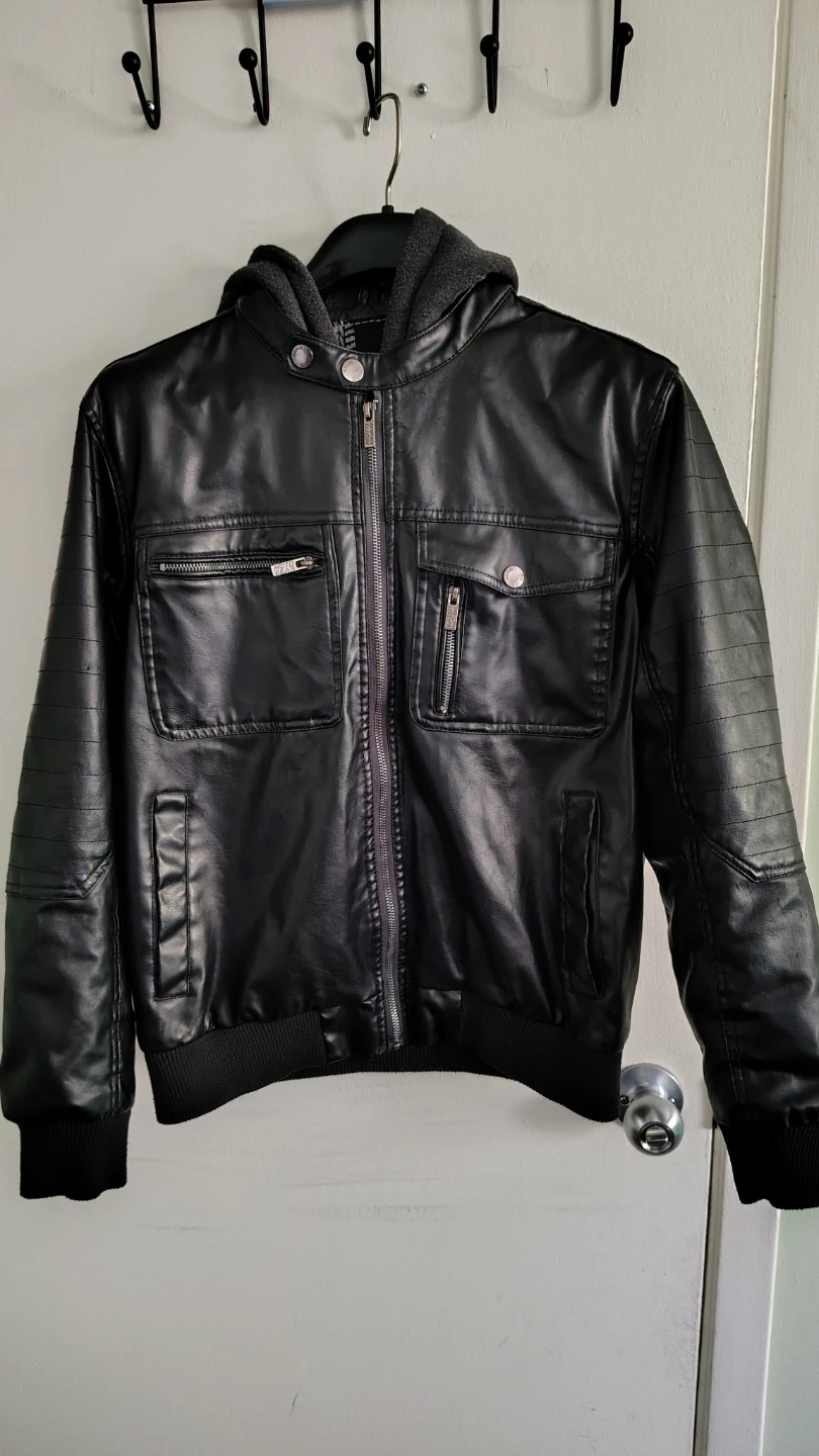Moto Gear Black Faux Leather Jacket