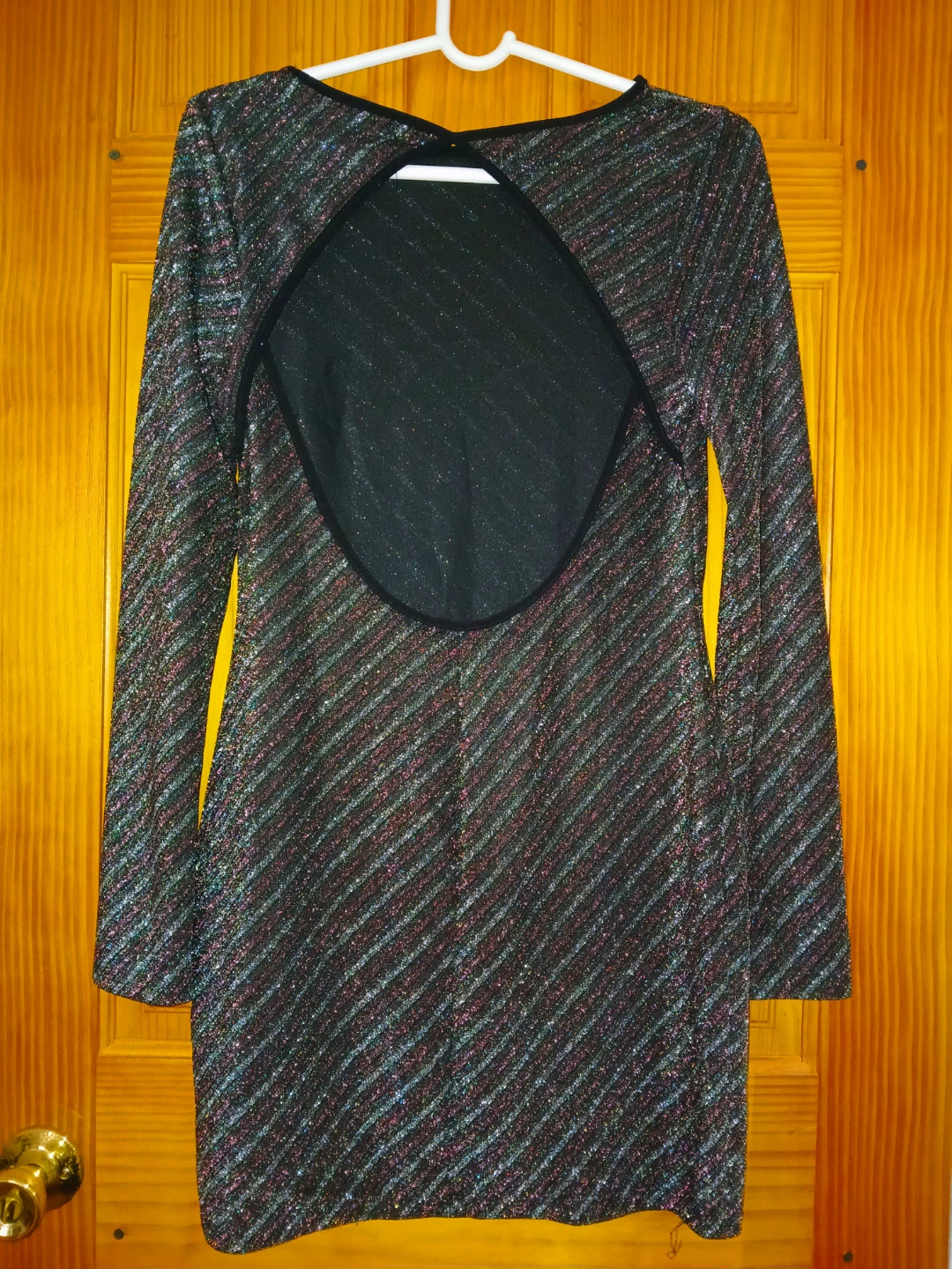 Long Sleeve Shimmer Dress - photo 5