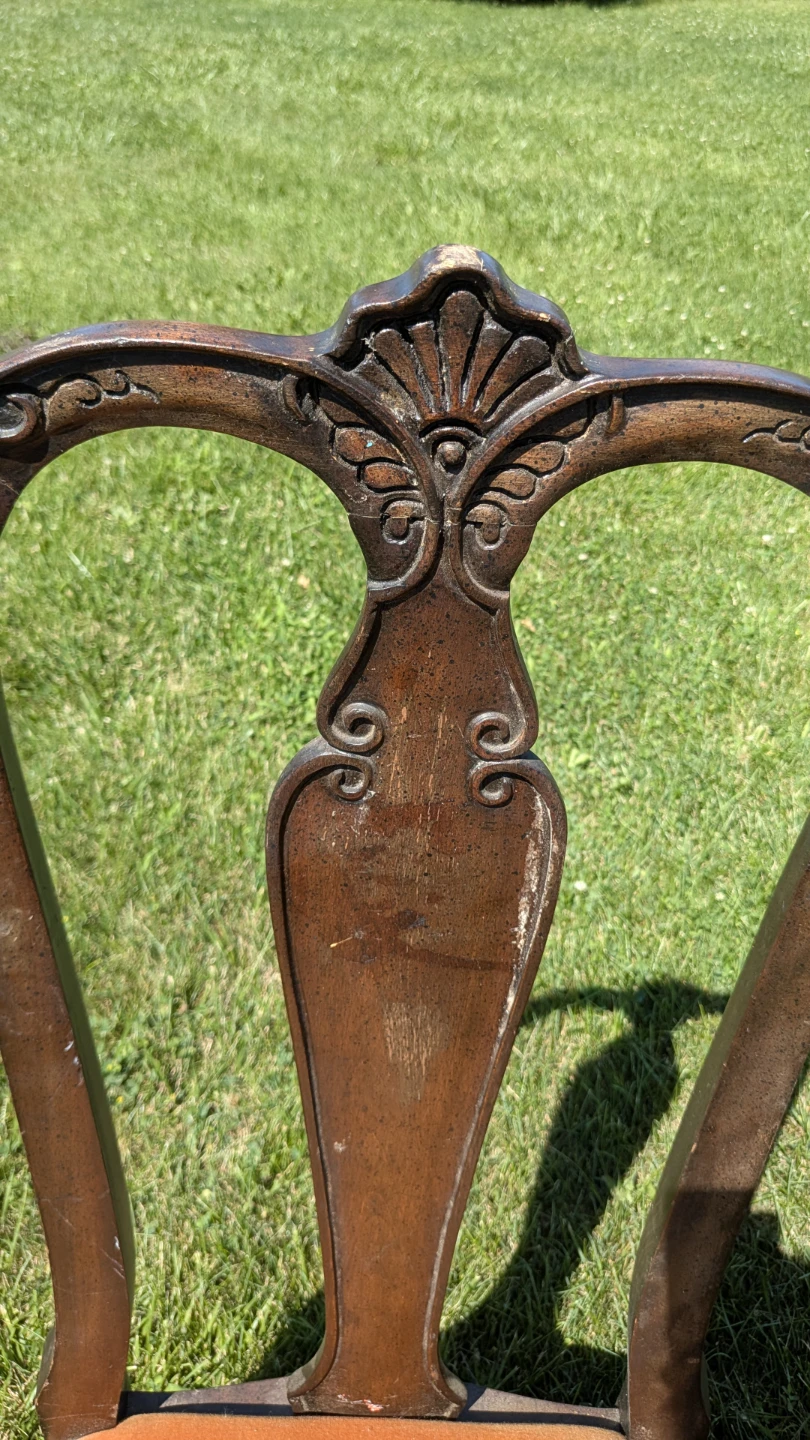 Set of Two Vintage Wooden Chairs - photo 3