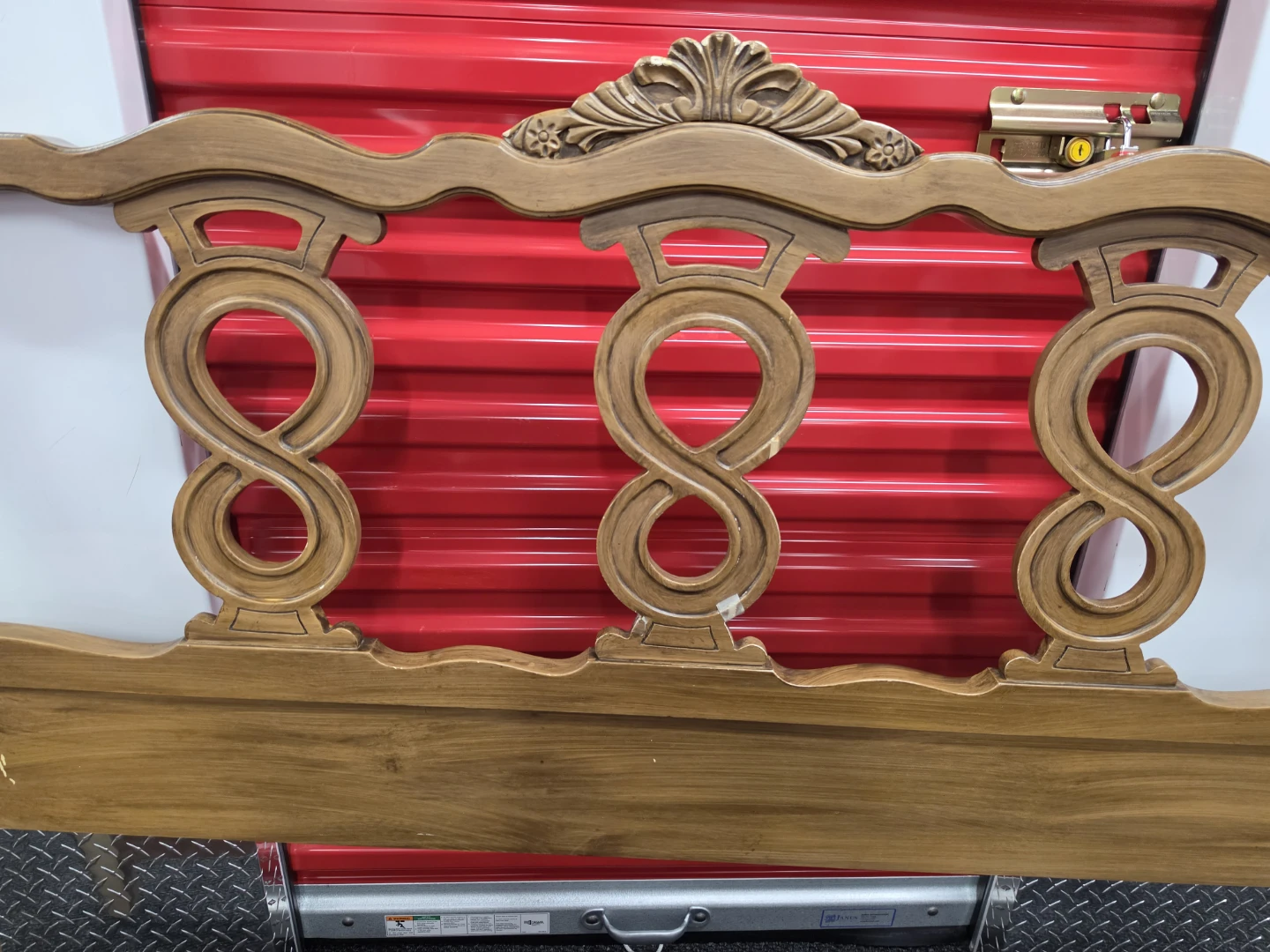 Vintage Wooden fuul Headboard - photo 2