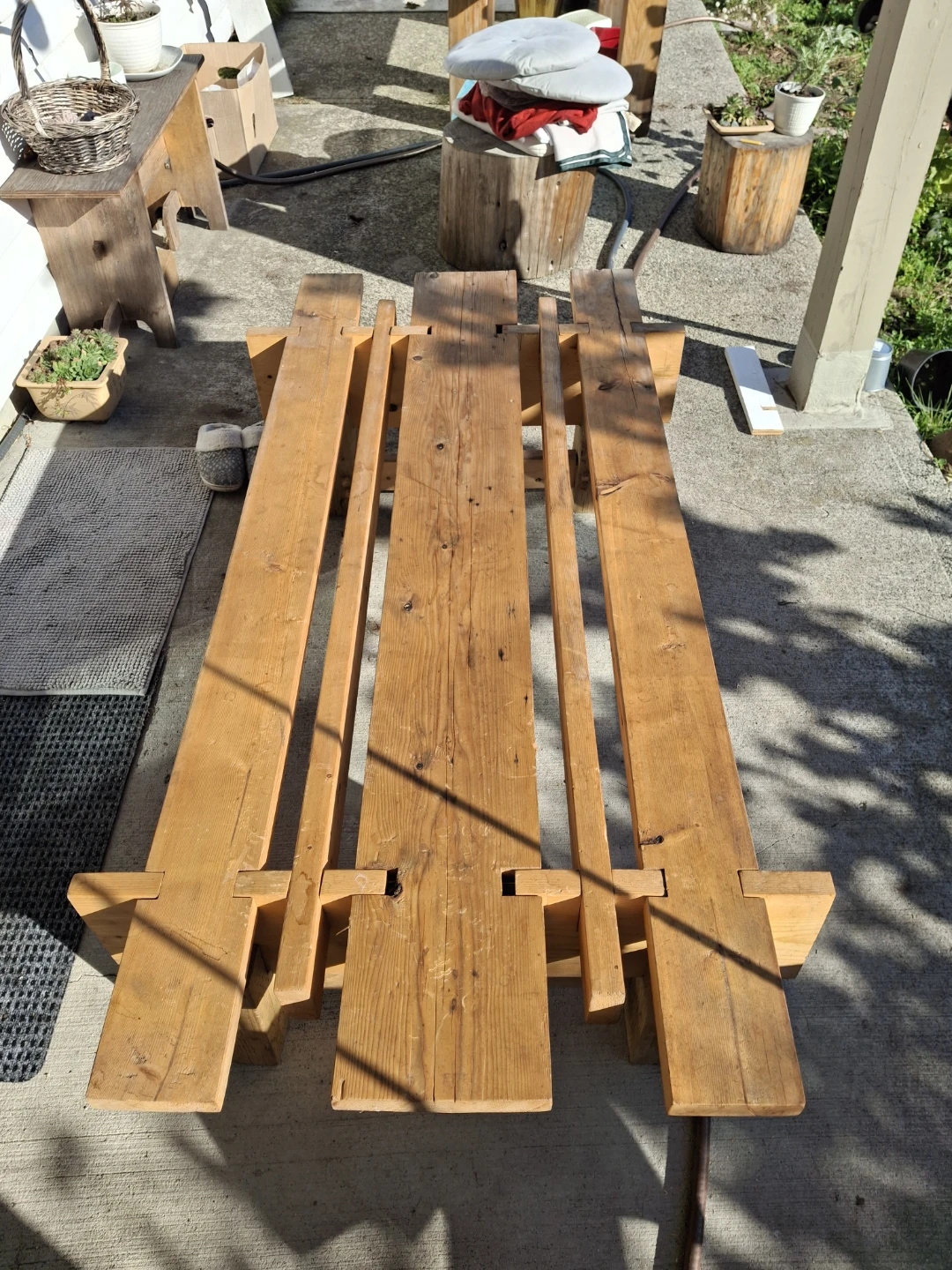 Solid Wood handmade bench Without nails. - photo 5