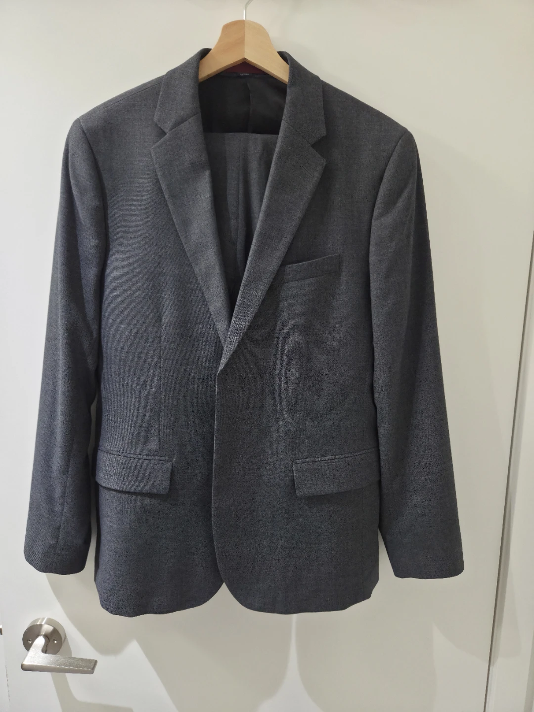 RW&CO Tailored Fit Dark Grey Suit with Pants - photo 2