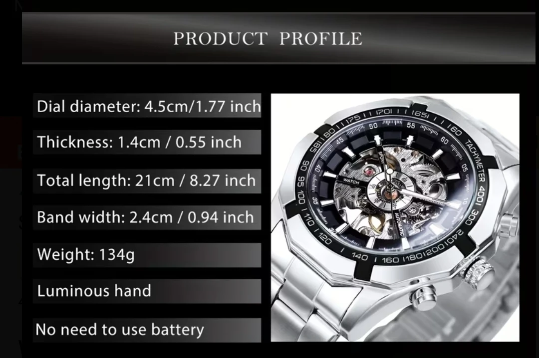Automatic Skeleton Watch - photo 4