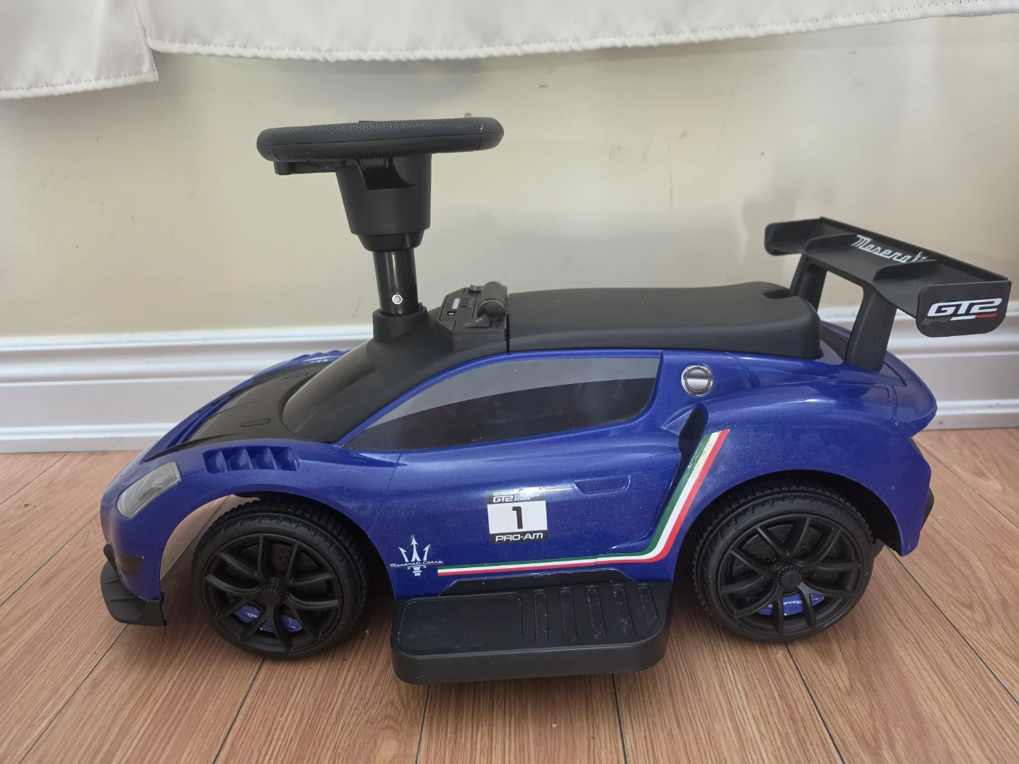 Qaba 6V Electric Ride-On Car - Blue Maserati GT2 Style - photo 2