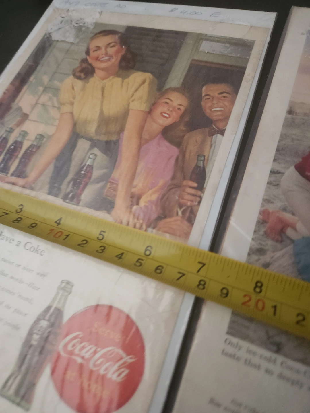 Set of 2 Vintage Coca-Cola Advertisements - photo 5