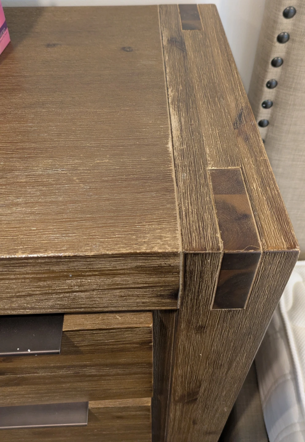 LAST CHANCE! Structube HAMBURG Solid Acacia 4-Drawer Dresser - photo 3