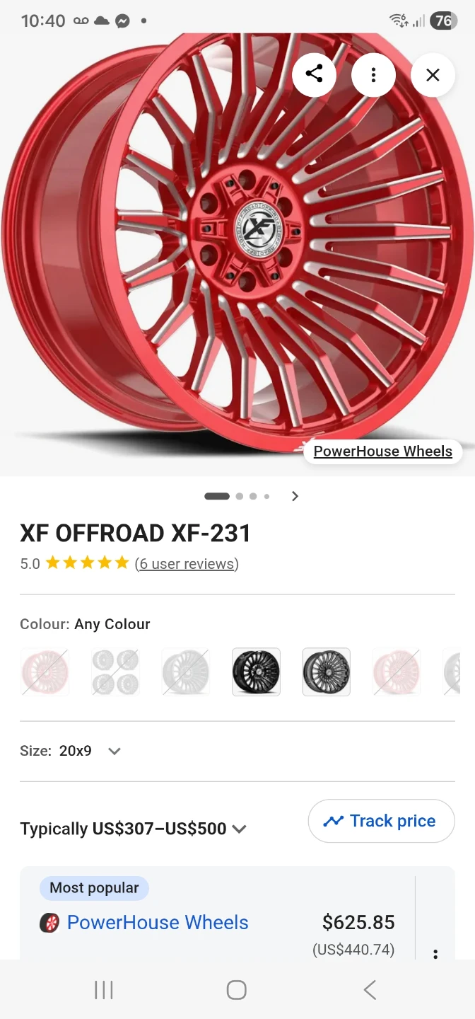 XF Off-Road XF-231 Wheels 20x12 - photo 2