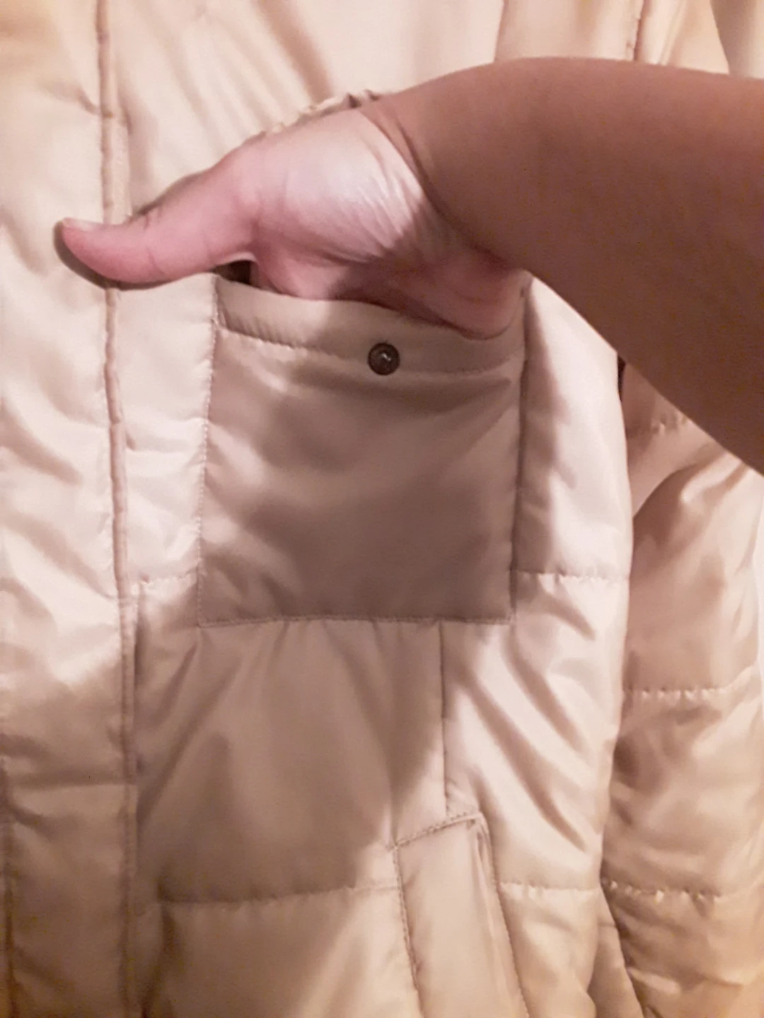 Women's Beige lightweight coat size 1X - photo 3