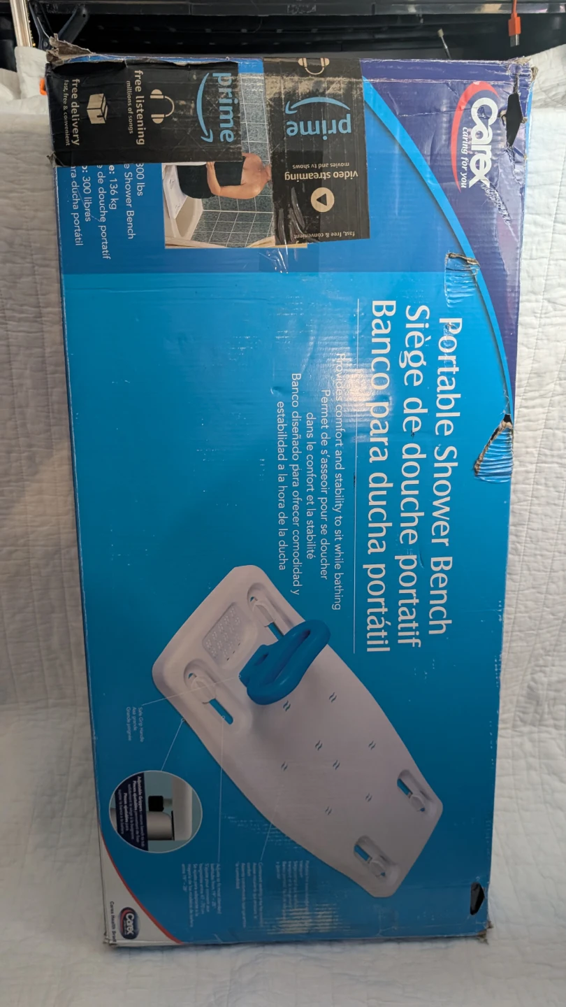 Carex Portable Shower Bench