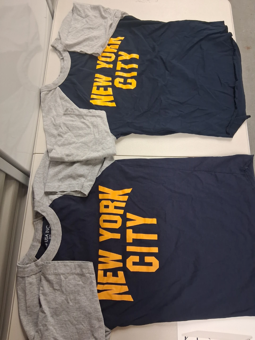 Two New York City Raglan T-Shirts